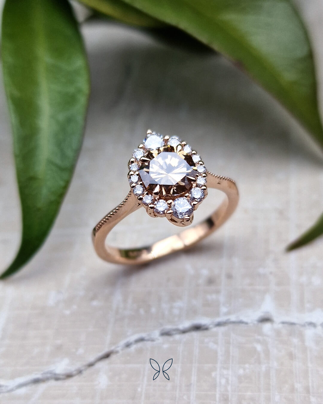 Diamante fancy brown